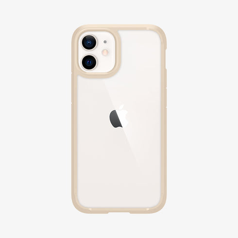 ACS01618 - iPhone 12 Pro Max Case Ultra Hybrid in crystal clear showing the back